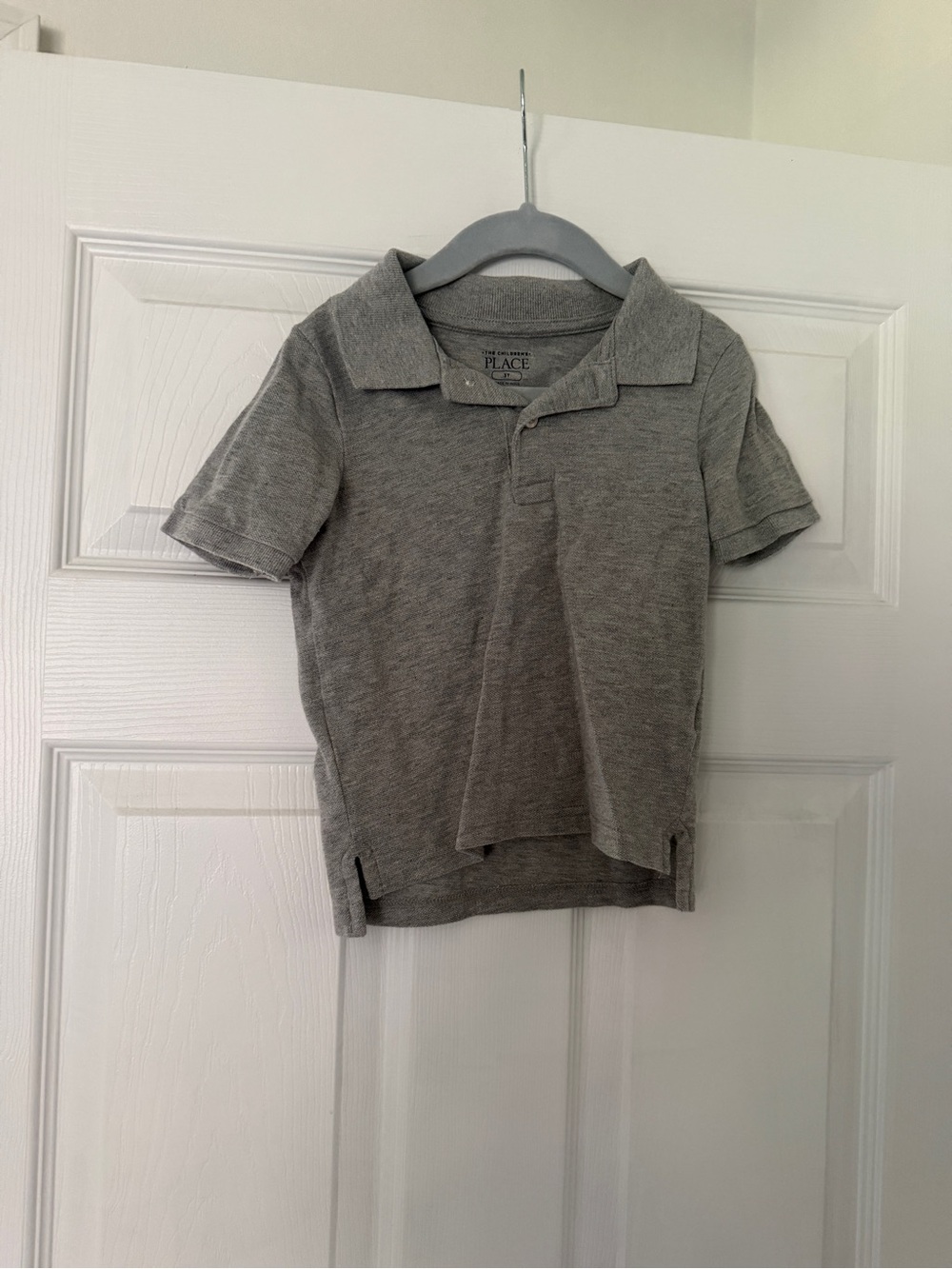 The Children's Place Heather Gray Polo Shirt
